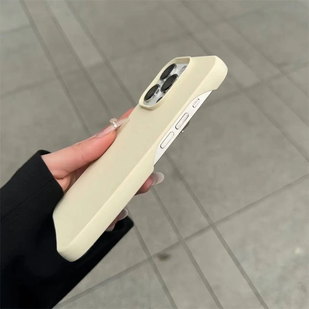 Funda iPhone Semirrígida de Silicona Esmerilada - Protección Elegante Antihuellas
