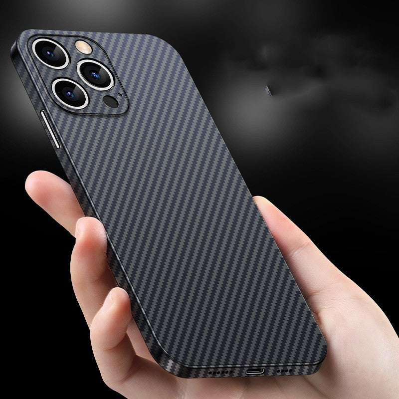 Funda Ultrafina de Patrón de Fibra de Carbono 12 Pro Max