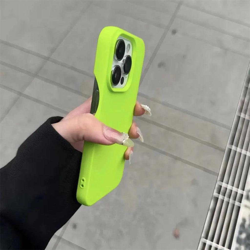 Funda iPhone Semirrígida de Silicona Esmerilada - Protección Elegante Antihuellas