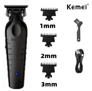 Cortapelos Profesional Kemei - Maquinilla Eléctrica para Hombre con Cuchilla de Titanio
