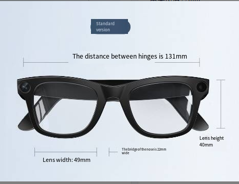 Gafas Inteligentes con Cámara IA - Vídeo HD, Traducción y Llamadas de Voz