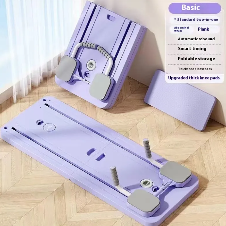 Tabla de Fitness Multifuncional con Rueda Abdominal - Entrenamiento Completo en Casa