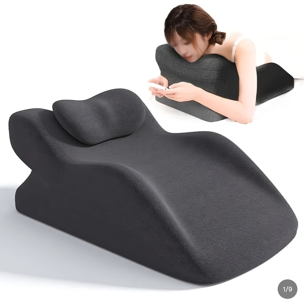 Almohada para Dormir Boca Abajo - Soporte Cervical para Persona que Duerme de Estómago