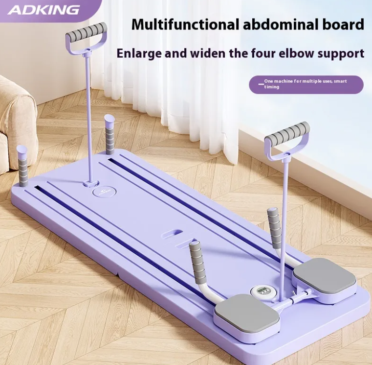 Tabla de Fitness Multifuncional con Rueda Abdominal - Entrenamiento Completo en Casa
