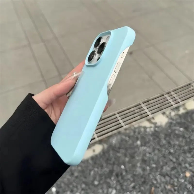 Funda iPhone Semirrígida de Silicona Esmerilada - Protección Elegante Antihuellas