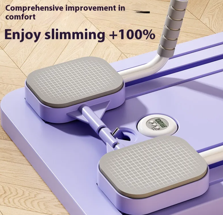 Tabla de Fitness Multifuncional con Rueda Abdominal - Entrenamiento Completo en Casa