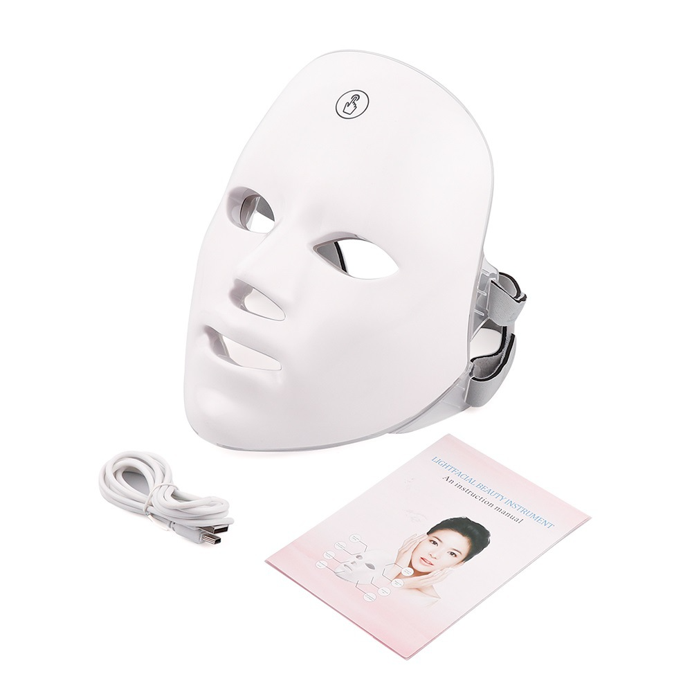 Dispositivo de Belleza Facial con Fototerapia LED Multicolor - Rejuvenecimiento de la Piel