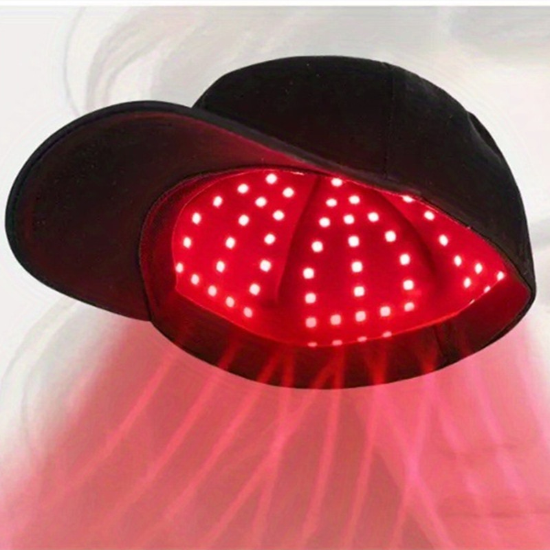 Gorro de Terapia de Luz Roja para el Cabello - Estimula el Cuero Cabelludo y el Crecimiento del Pelo