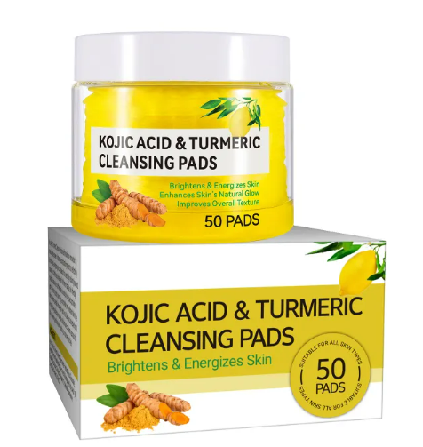 Tela de Cúrcuma y Ácido Kójico - Tejido Natural para Cuidado de la Piel
