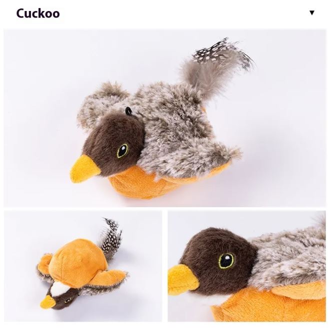 Juguete Pájaro Aletante para Gatos - Estimulación y Ejercicio en Casa