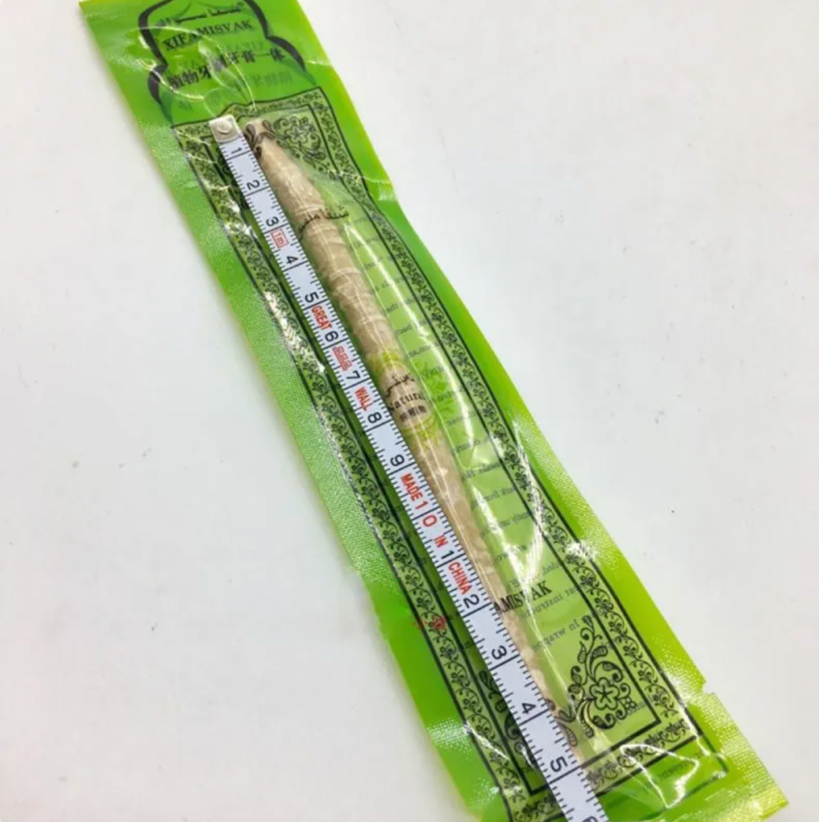 Palo Miswak Natural para Limpieza Dental - Cepillo de Dientes Tradicional de Madera