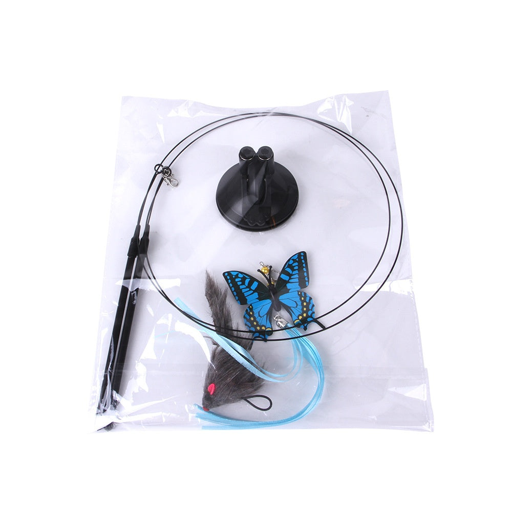 Juguete Interactivo para Gatos con Ventosa - Estimulación y Ejercicio Activo