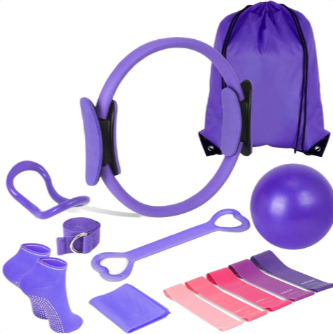 Set Completo de Yoga y Pilates 13 Piezas - Tonificación, Flexibilidad y Recuperación
