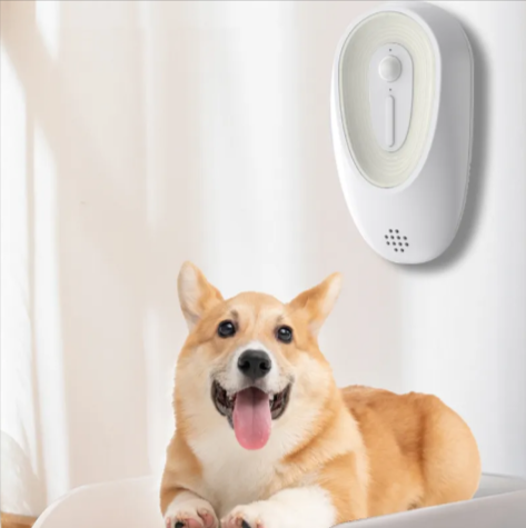 Eliminador de Olores para Areneros y Espacios de Mascotas - Desodorizador USB Compacto
