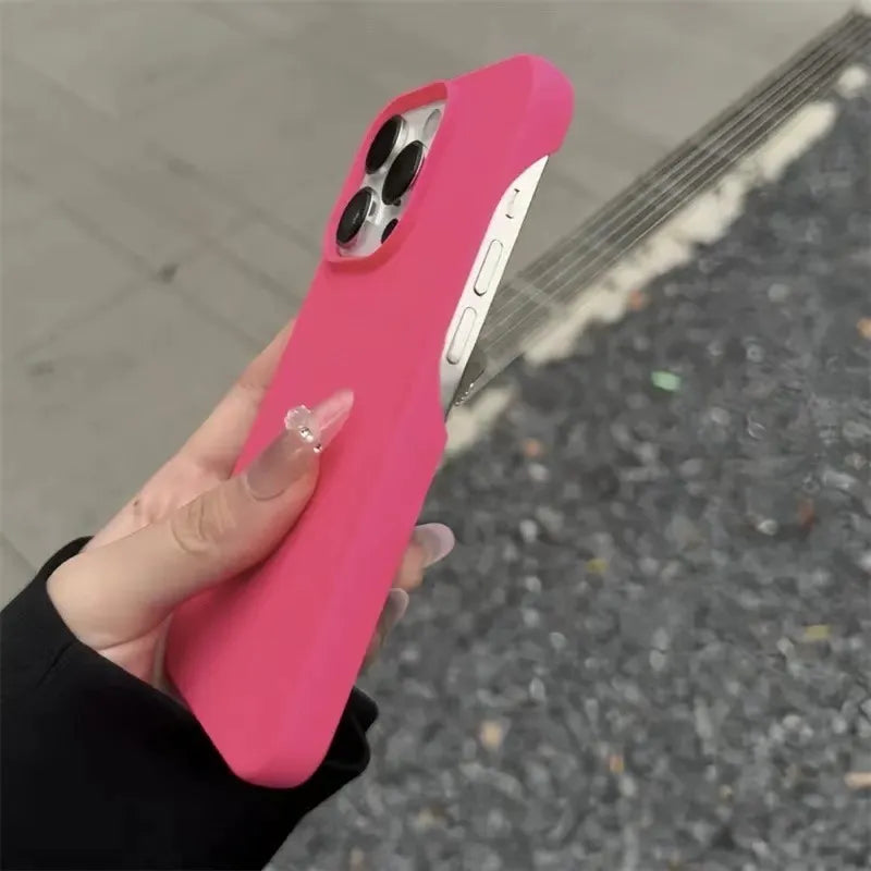 Funda iPhone Semirrígida de Silicona Esmerilada - Protección Elegante Antihuellas