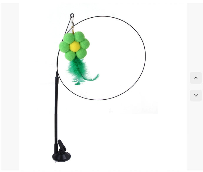 Juguete Interactivo para Gatos con Ventosa - Estimulación y Ejercicio Activo