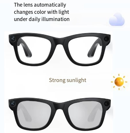 Gafas Inteligentes con Cámara IA - Vídeo HD, Traducción y Llamadas de Voz